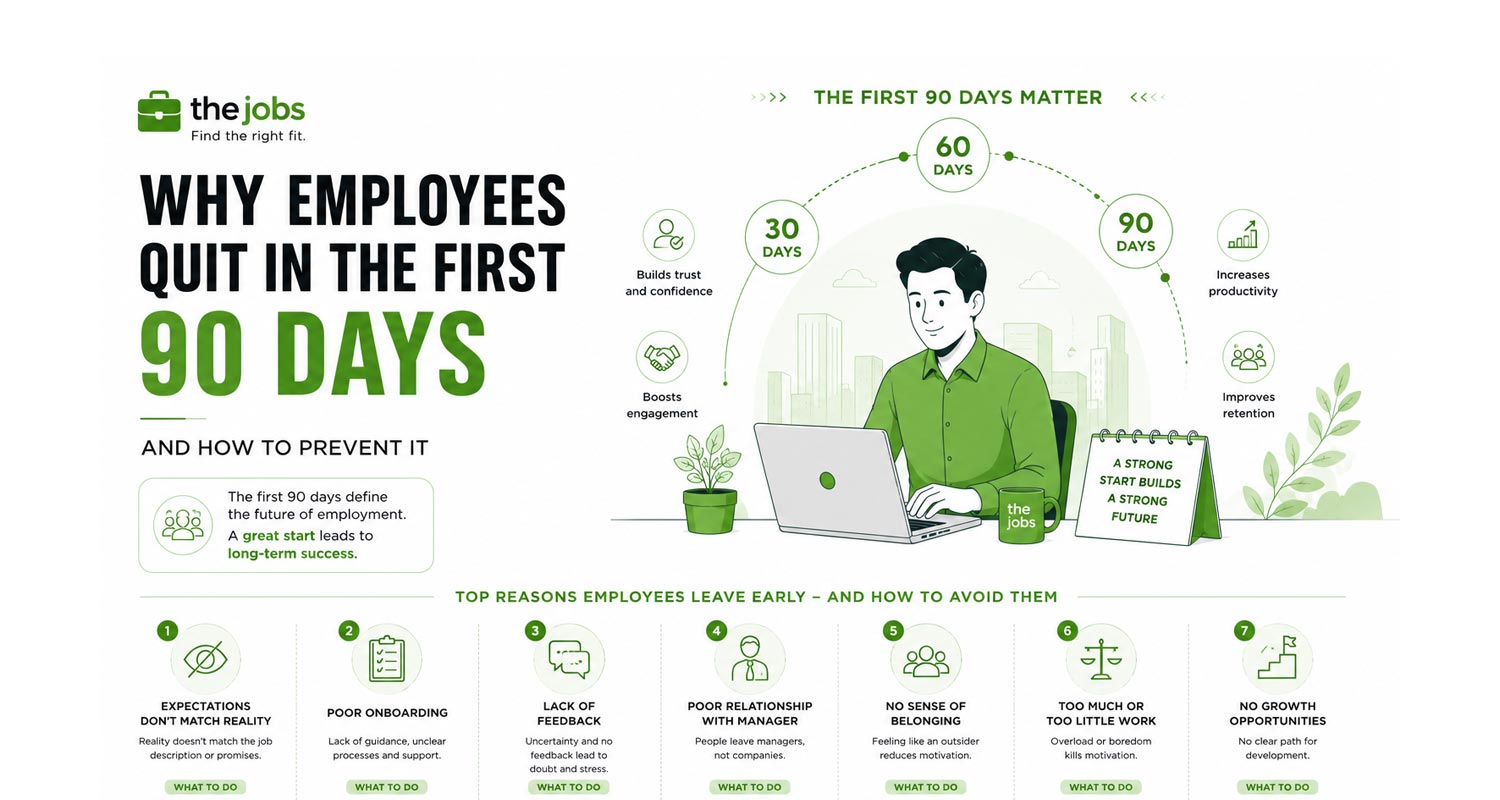 Why Employees Leave Within the First 90 Days — And How to Prevent It